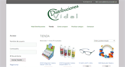 Desktop Screenshot of distribucionesvidal.com