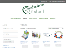 Tablet Screenshot of distribucionesvidal.com